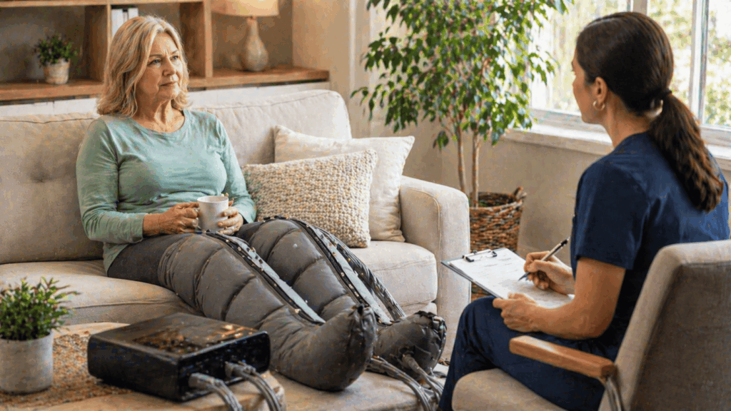 How to Use Compression Boots Safely for Lymphedema