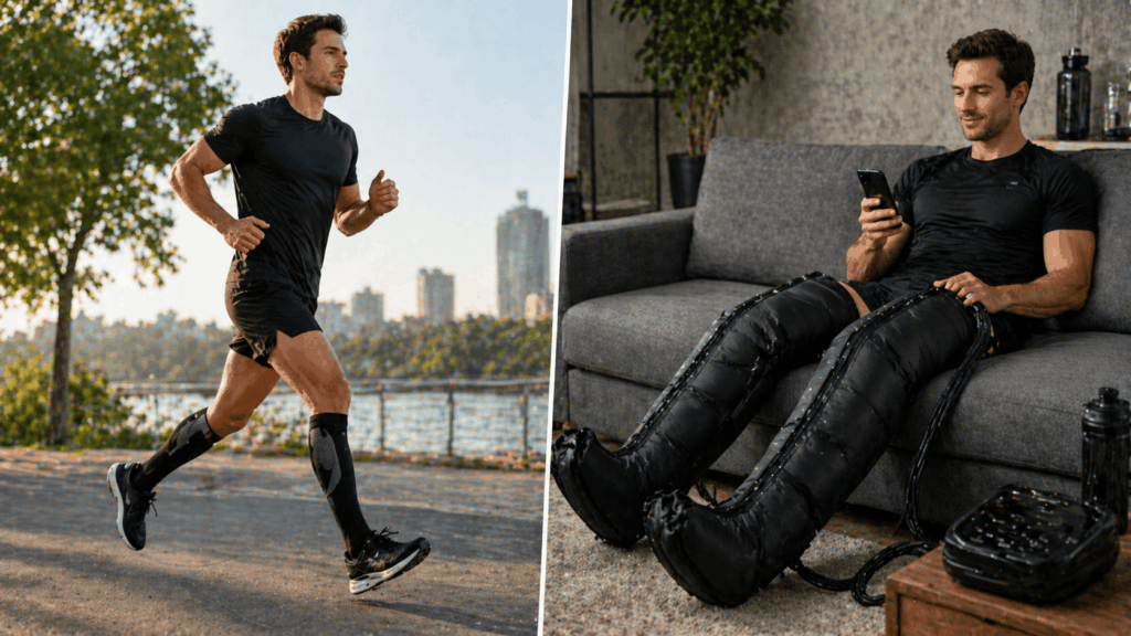 Running and active recovery